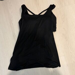 Lululemon Black Tank Top with Built in Bra